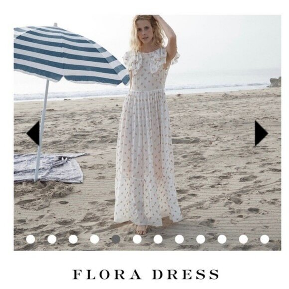 💕DOEN💕 Flora Dress ~ Salt Medium - Picture 1 of 12